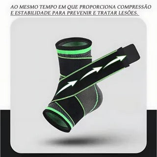 Tornozeleira de Compressão Ajustável